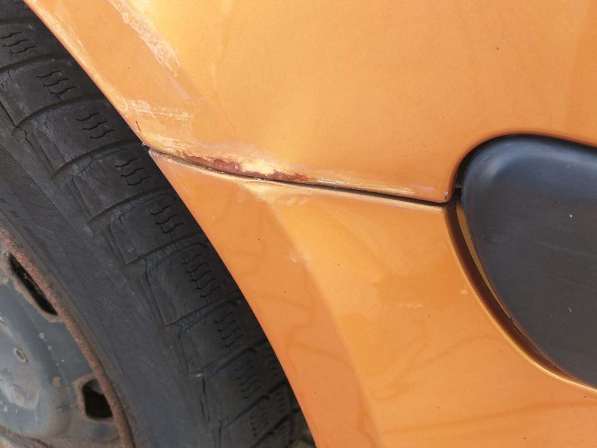 Peugeot 1007 original Stoßstange Stossfänger vorn KHW Orange Salamanque Bj.2005